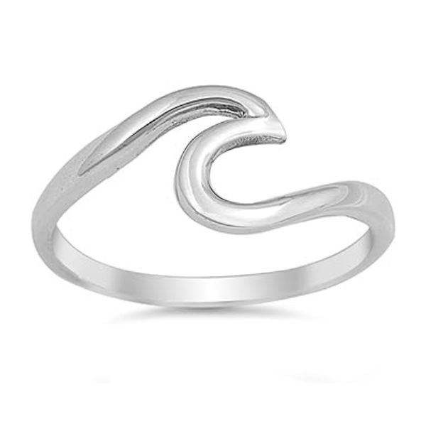Elegant Wave Ring, a perfect expression of love and style for your girlfriend.