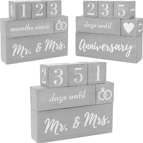 Wedding Countdown Blocks, a fun way to anticipate the big day.