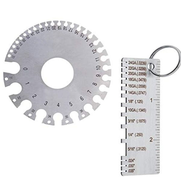 Welding Gauge Keychain Set, a practical and portable toolset and an ideal gift for professional welders.
