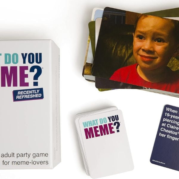 What Do You Meme? Core game box, entertaining New Year's Eve hostess gift.