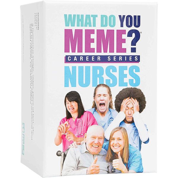 What Do You Meme? Nurse’s Edition Game, a fun and engaging gift for nurses to enjoy with colleagues and friends.