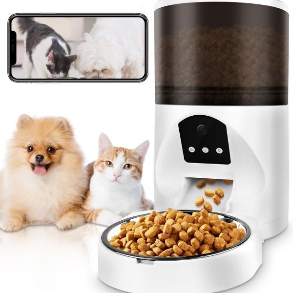 Elevate a cat mom's care game with the Whisker Feeder-Robot.