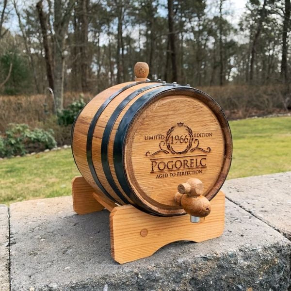 Help your dad craft his aged spirits with a Whiskey Aging Barrel, an exceptional 60th birthday gift for whiskey aficionados.