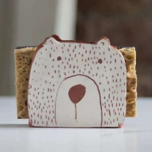 White Bear Napkin Holder, a whimsical housewarming gift for couples.