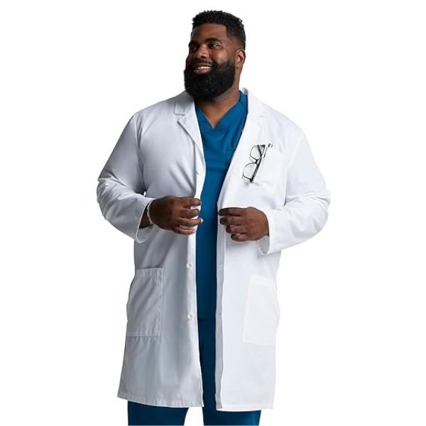 An elegant white coat, a symbolic graduation gift for doctors, representing professionalism and care.