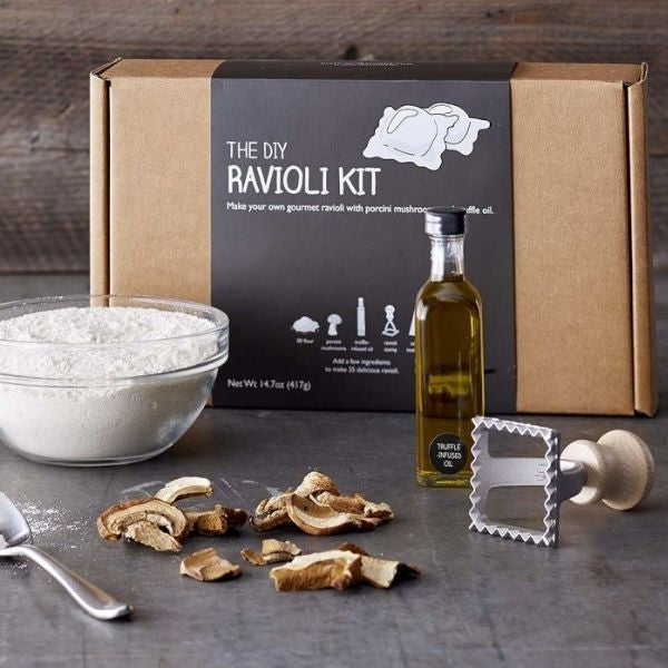 Williams-Sonoma DIY Ravioli Kit is a gift for couples to create culinary masterpieces together.