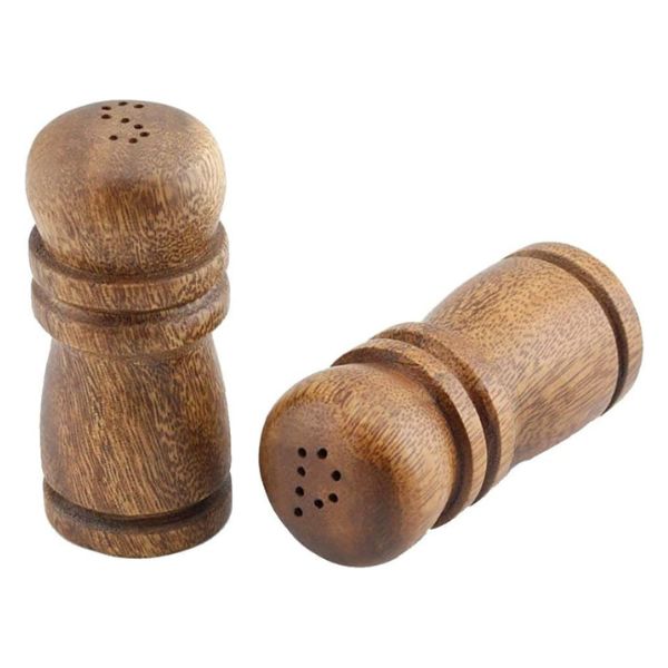 Wood Salt & Pepper Shakers, a rustic and handmade touch for DIY gifts that elevate any kitchen.