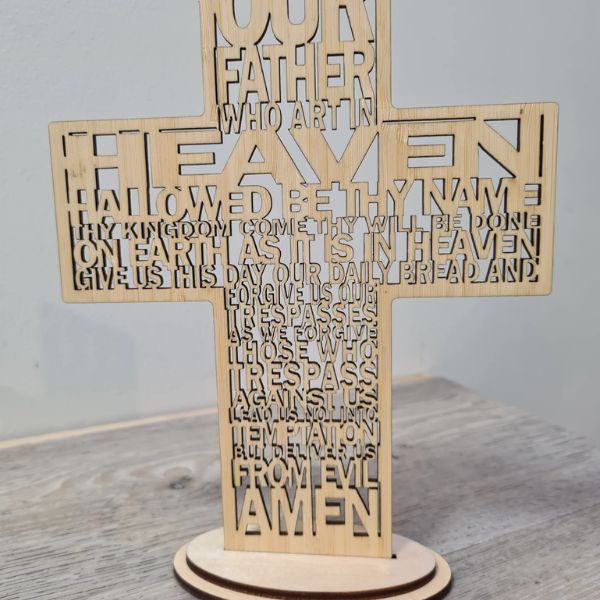 A Wooden Cross for Father, carved with precision and adorned with spiritual significance, becomes a poignant symbol of faith, making it a cherished Church Gift for Father's Day