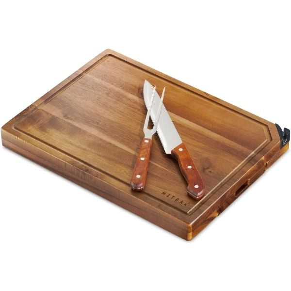 Wooden Cutting Board with Built in Knife Sharpener christmas gifts for hunters