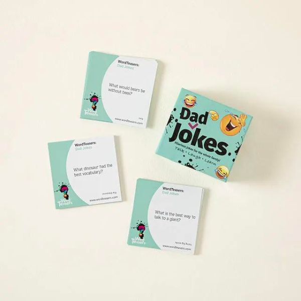 Word Teasers Dad Jokes bring laughter and bonding for a light-hearted Father's Day.