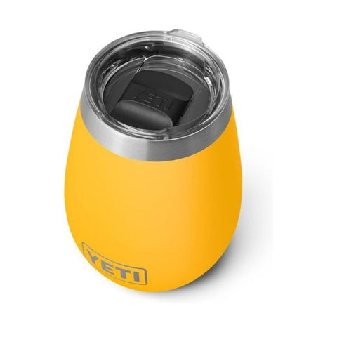 Yeti wine tumbler, a durable and stylish 21st birthday gift idea for outdoor celebrations.