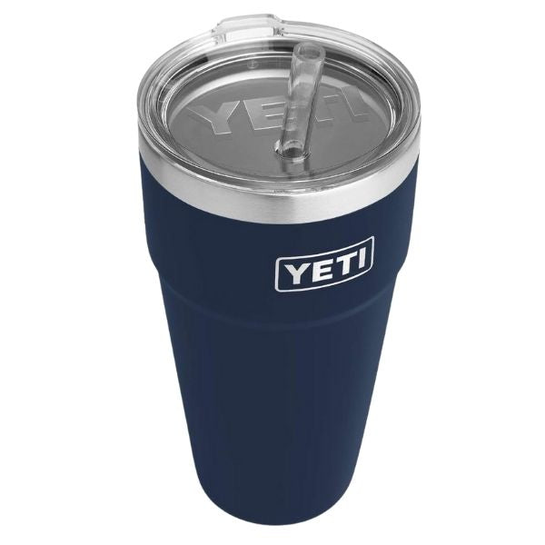 YETI Rambler 26 oz Straw Cup, a personalized and durable drinkware gift for the proud graduate.