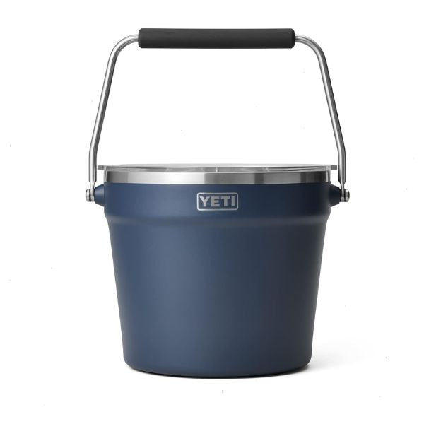 YETI Rambler Beverage Bucket, a robust anniversary gift for husbands who appreciate outdoor gatherings.