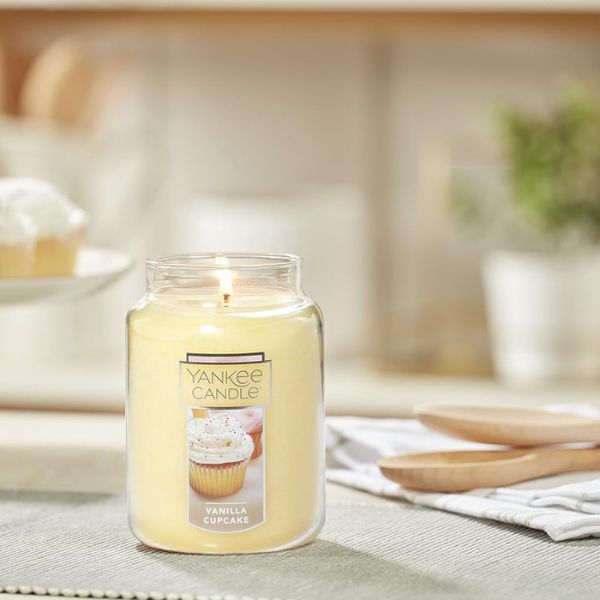 Yankee Candle Vanilla Cupcake Scented, a sweet scent for a 40th anniversary celebration.