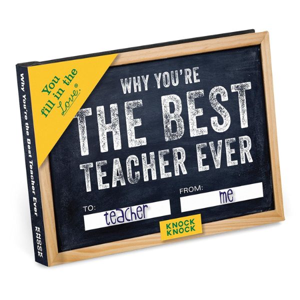You're the Best Teacher' Book, an inspiring and appreciative gift for daycare educators.