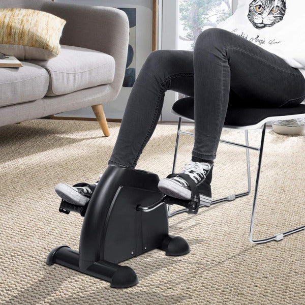 Image of the ZOGIN Mini Exercise Desk Bike, a compact and convenient exercise solution, perfect for active moms.