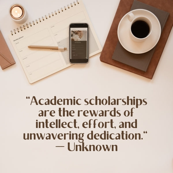 Profound quotes highlighting scholarships as catalysts for academic and personal growth.