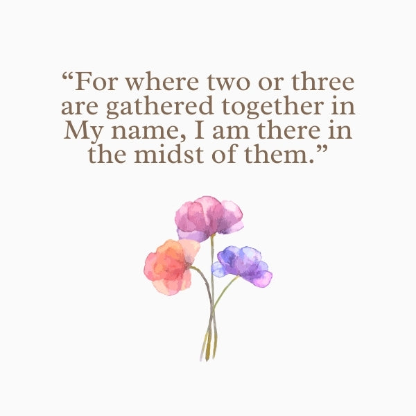 An artistic representation of flowers with biblical family reunion quotes for family reunions.