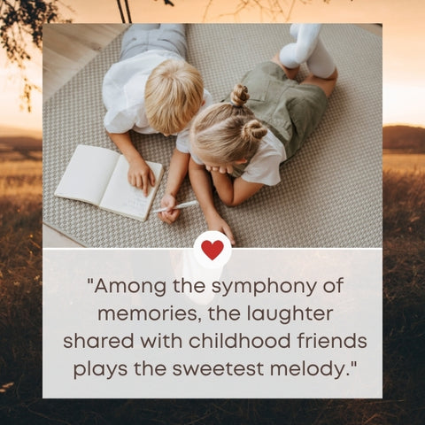 Kids reading together with a heartwarming childhood quotes.