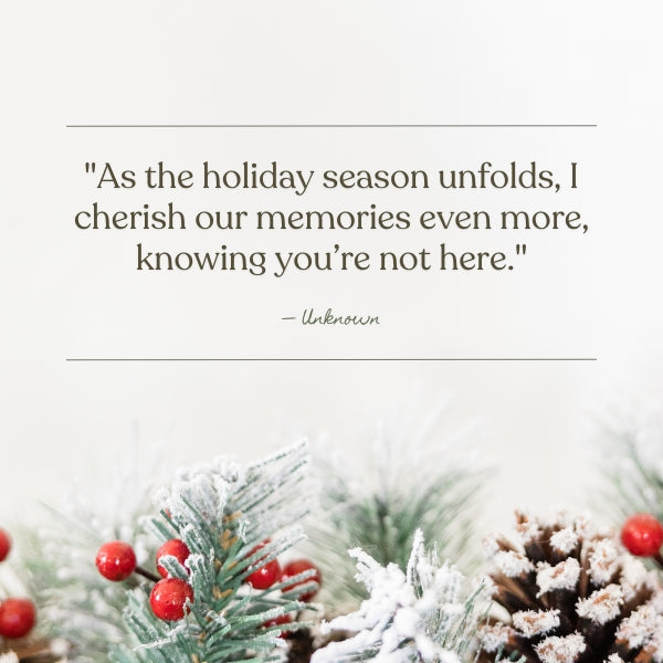 Express your feelings of longing with these touching Christmas quotes images about missing loved ones.