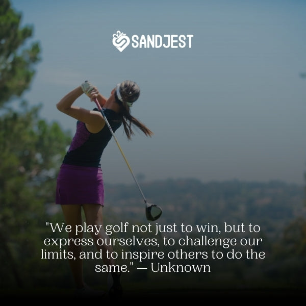 Female golf quotes celebrate the contributions of women to the sport, promoting inclusivity.