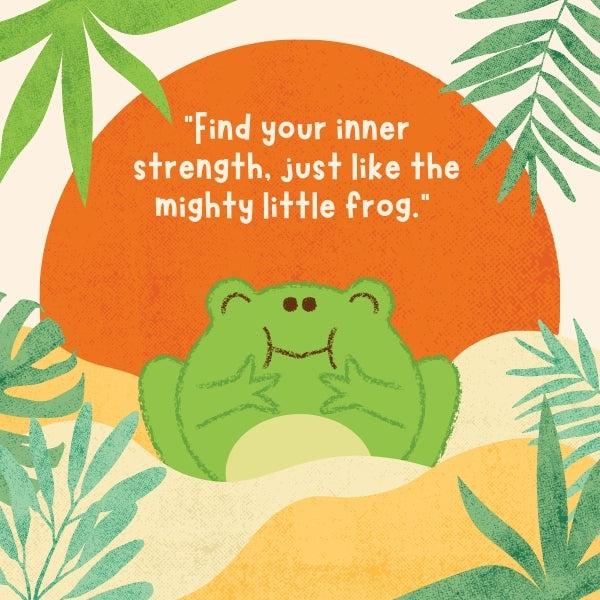 Motivational quotes about frogs inspired by frogs and their unique abilities and perspectives.