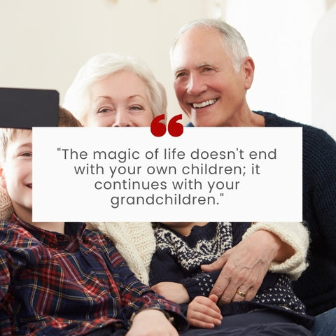A thoughtful quote about grandchildren that inspires and uplifts the family spirit.