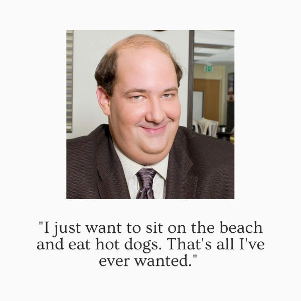 Kevin Office quotes image showcasing his amusing and dim-witted character.