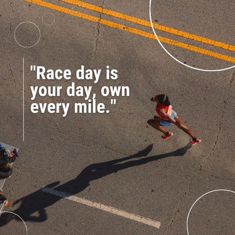A runner's silhouette against the morning sun captures the essence of race day running quotes motivation inspiration.