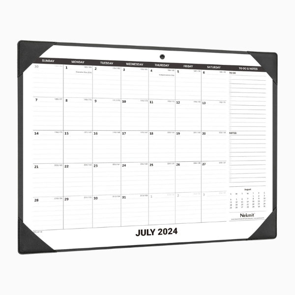 Nekmit Desk Calendar as a welcome gift for new employees helps professionals stay organized with a clear view of upcoming dates.