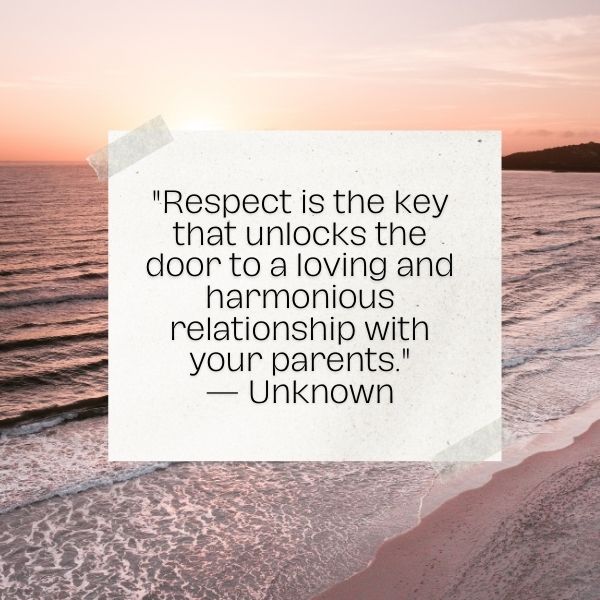 Honor your parents with these heartfelt respect quotes that celebrate their importance in our lives.