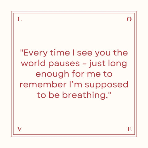 Elegant quote in a simple frame captures secret crush quotes for her.