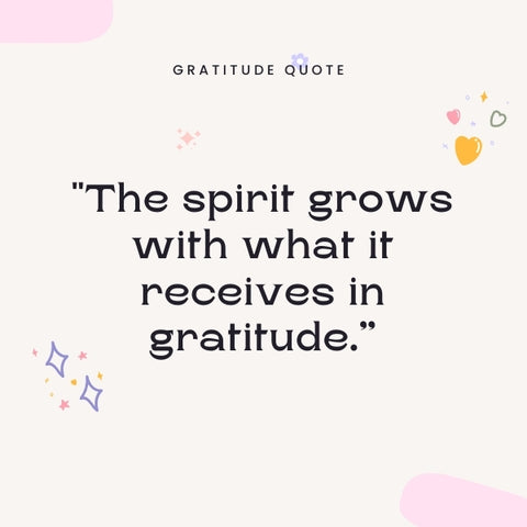 Spiritual awakening blooms with gratitude quotes.
