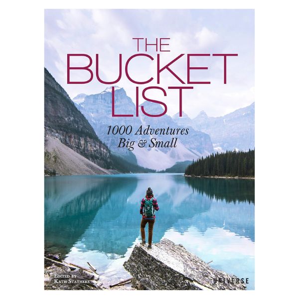 The Bucket List: 1000 Adventures Big & Small book, an inspiring Valentine's Day gift for him, fueling future journeys.