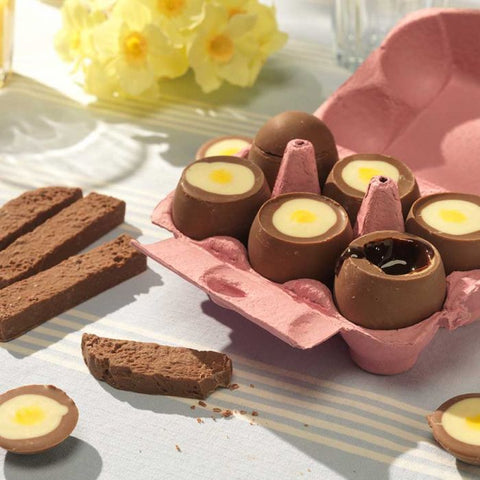 Choc on Choc - Chocolate Eggs with Soldiers 