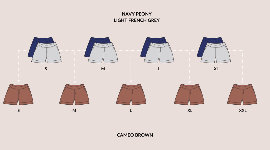 Lovemere Sizing Chart Bridget for Shorts