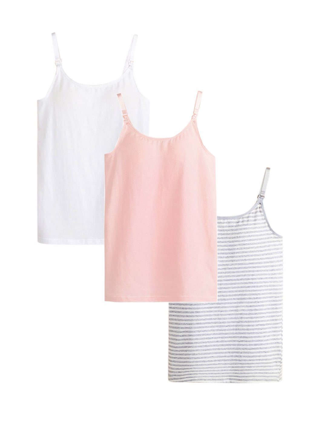 nursing tank with built in padded bra