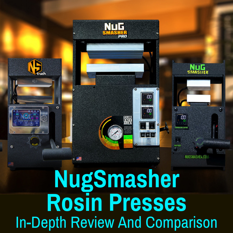 NugSmasher Pro Touch 20 Ton Rosin Press