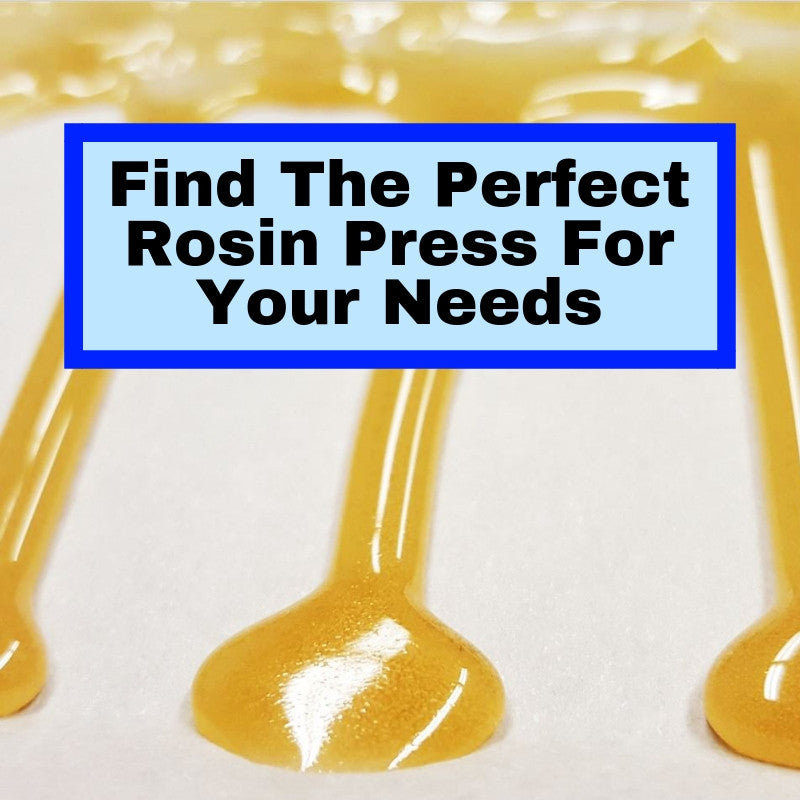Collecting Rosin is easier when Pre-Forming Starting Material