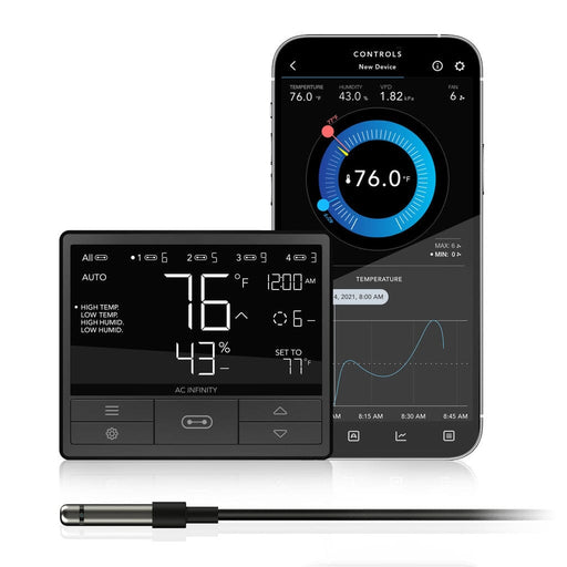 Boveda Smart Sensor kit thermometer, Bluetooth hygrometer, free app