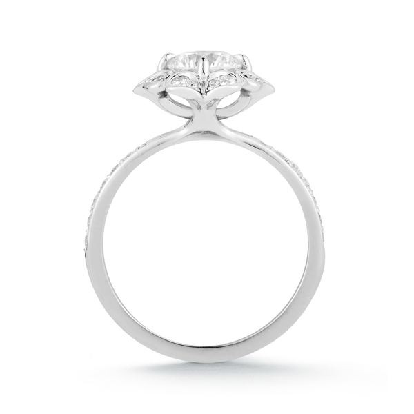 Buy the One Carat Diamond Engagement in Platinum at our Online Store ...