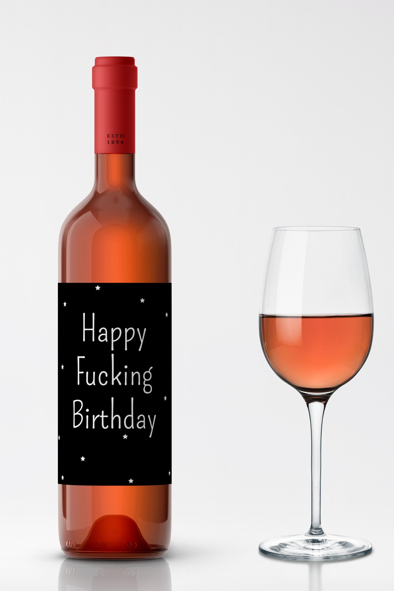 happy birthday wine