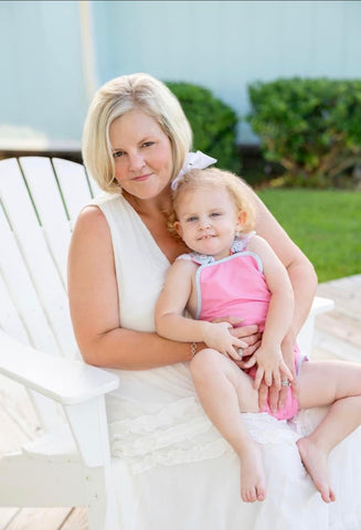 Pink Pineapple owner, Regan Boyette Dawson, with her daughter, Kennedy.