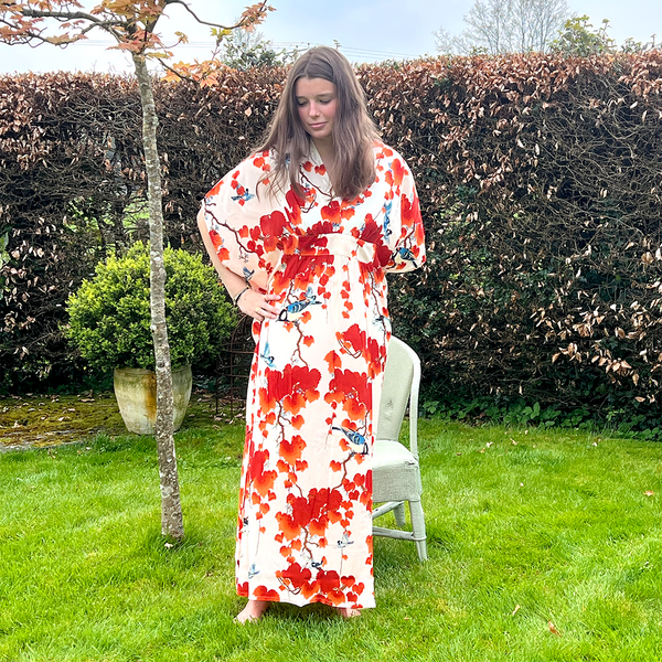 Acer Red Margeux Kaftan by One Hundred Stars – Curated Living