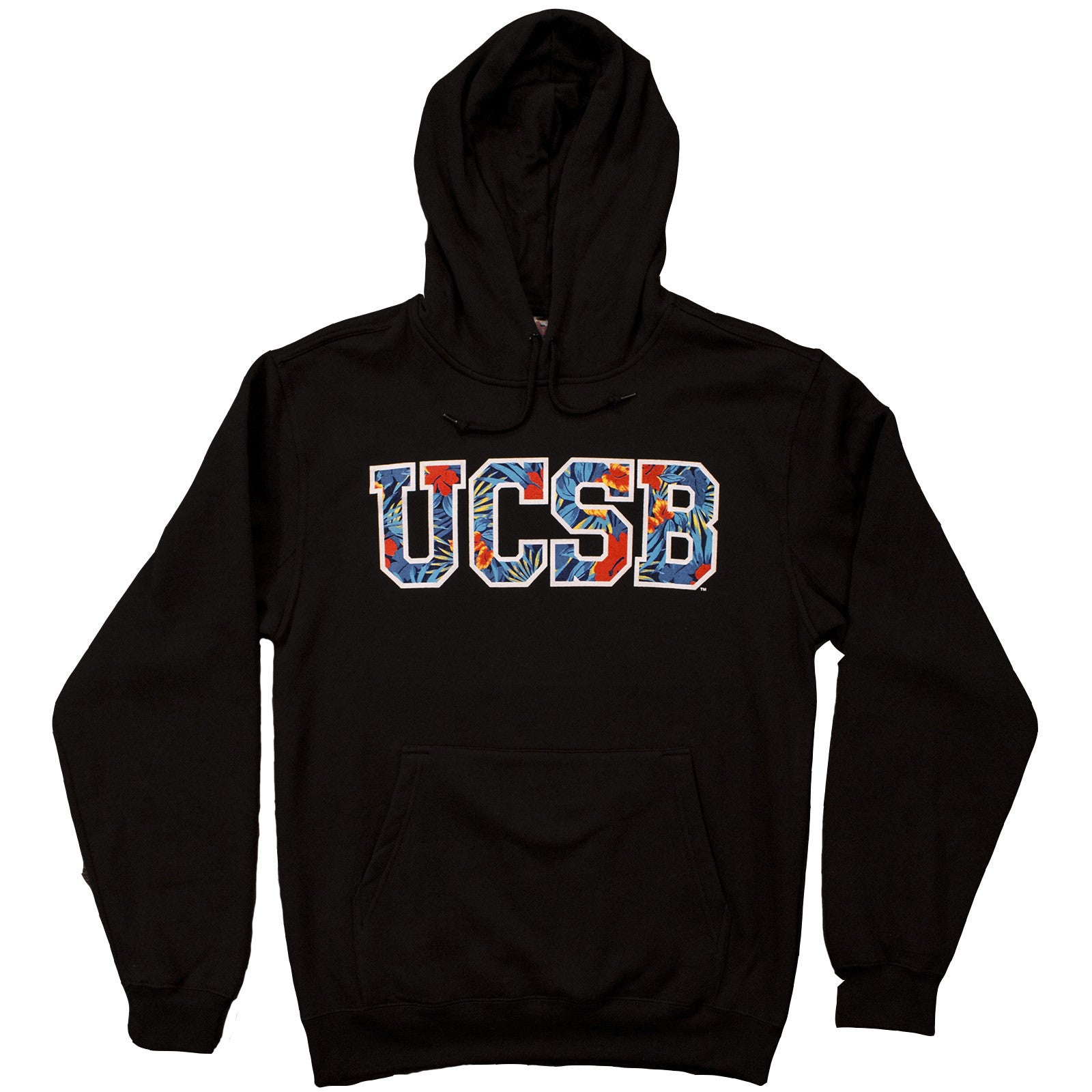 UCSB Floral Black Hoodie – Island View Outfitters