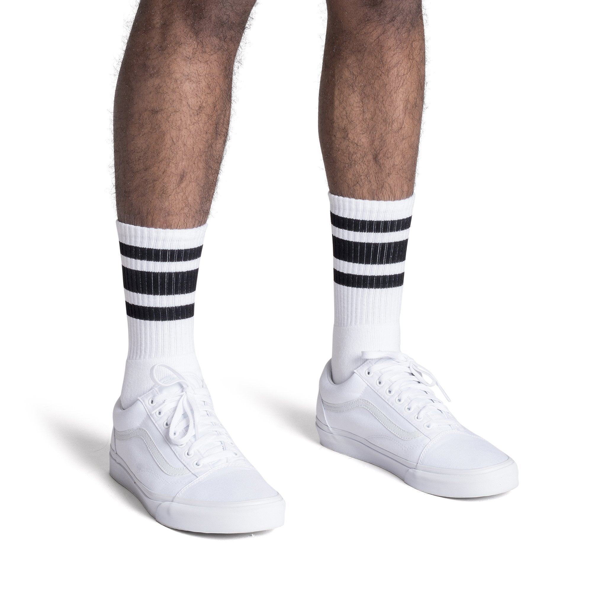 black gym socks