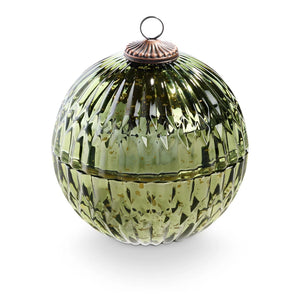 Green Balsam & Cedar Mercury Ornament - Hallstrom Home