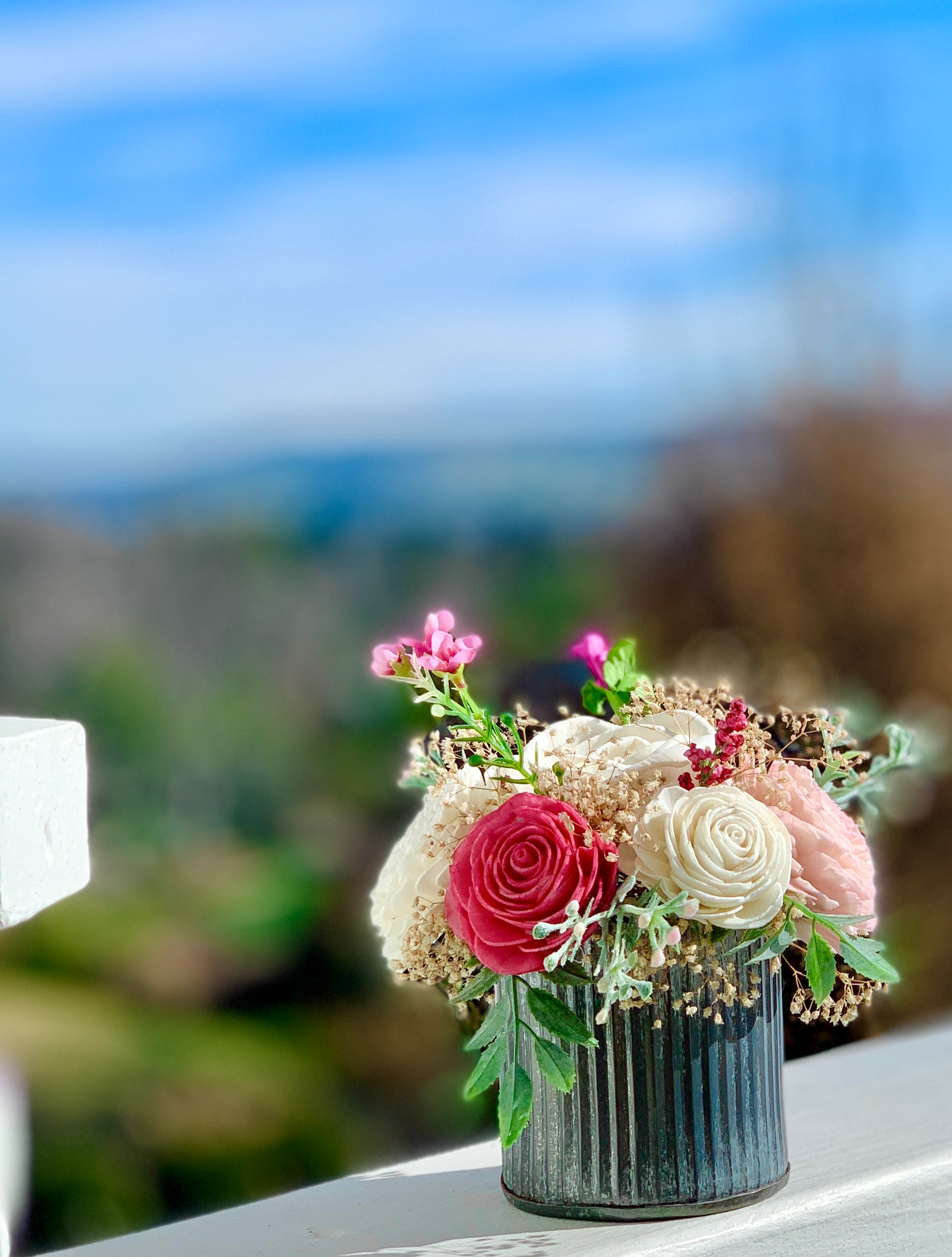 wedding reception floral arrangements