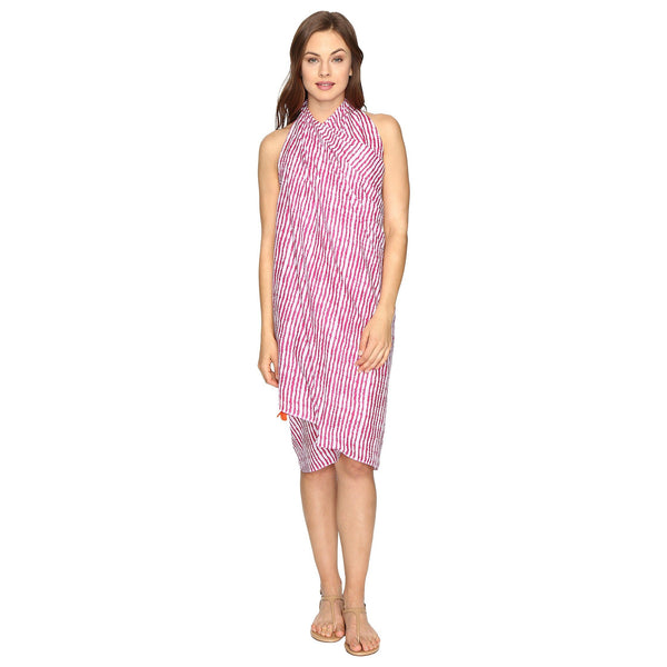 Printed Sarong in Fuschia or Pink by Hatattack – The Perfect Provenance