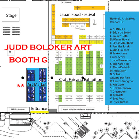 Honolulu Art Market 2024 Judd Boloker